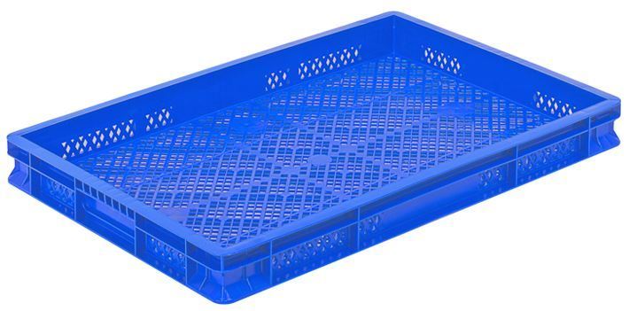 60x40x07 Perforated Plastic Crate